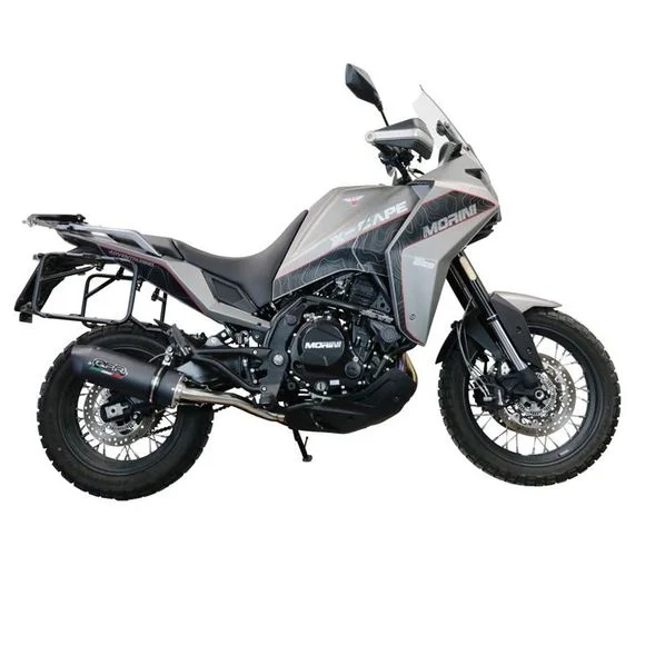 Ligne Complète GPR FURORE NERO EVO4 – NoirMOTO MORINI 650 650 X-CAPE – 2021 – 2024Ref : GPR0095 / MO.6.CAT.FNE5