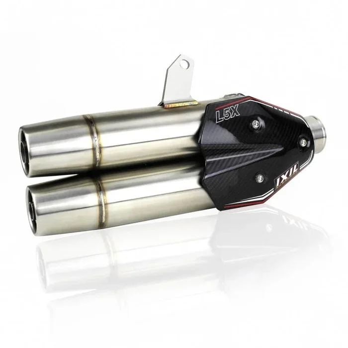 Ligne complète IXIL Dual Hyperlow XXL L5X inox poli – Kymco AK 550