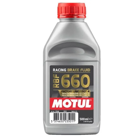 Liquide de frein Motul RBF 660 FACTORY LINE (500 ml) Universel Ref : MOT0066 / 101666