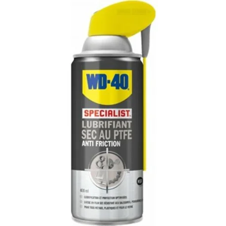 Lubrifiant sec PTFE WD 40 Specialist – Spray 400 ml