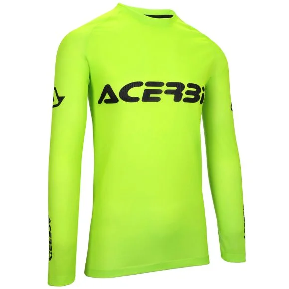 Maillot cross Acerbis J-WINDY VENT LIMELIGHT 2024 – Vert / Noir Ref : AE5396