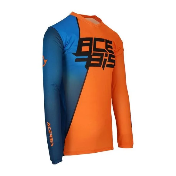 Maillot cross Acerbis MX J-TRACK SEVEN 2024 – Orange / Bleu Ref : AE5387
