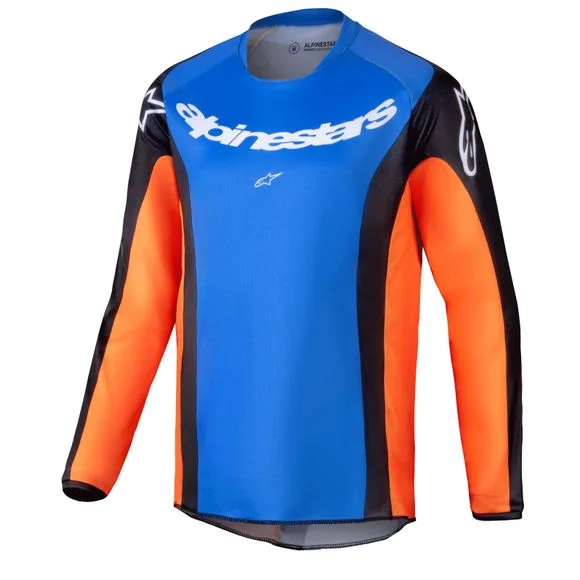 Maillot cross Alpinestars RACER – MELT – ENFANT – Orange / Bleu Ref : AP3399