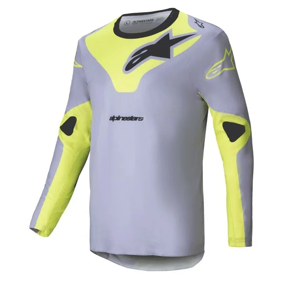 Maillot cross Alpinestars RACER – VEIL 2025 – Gris / Jaune Ref : AP3427