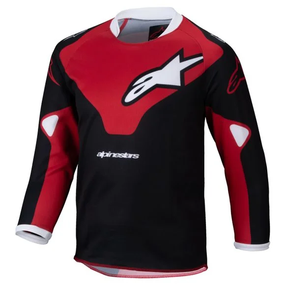 Maillot cross Alpinestars RACER – VEIL – ENFANT – Noir / Rouge Ref : AP3398