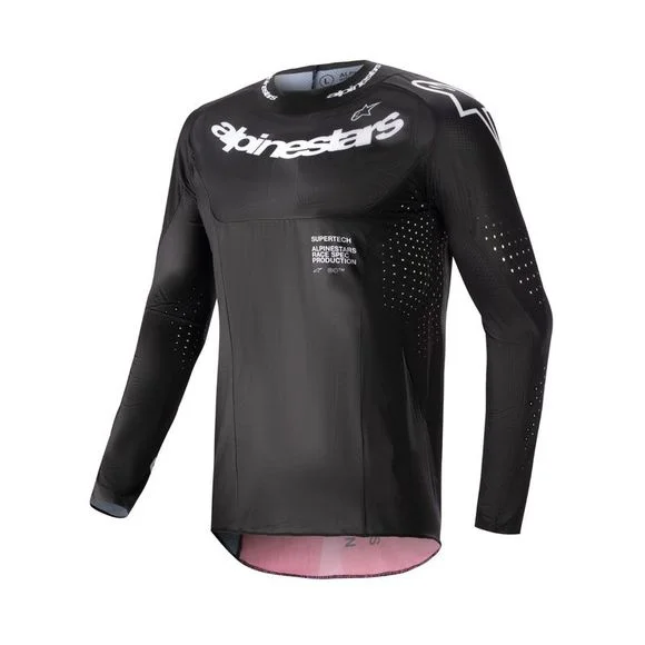Maillot cross Alpinestars SUPERTECH – WARD 2025 – Noir / Rouge Ref : AP3200