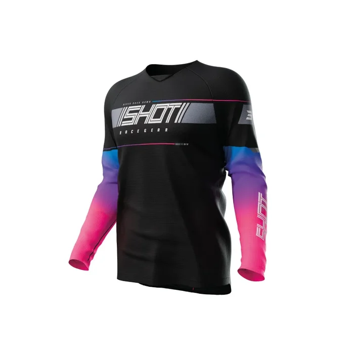 Maillot Cross Enfant SHOT DRAW INDY Noir