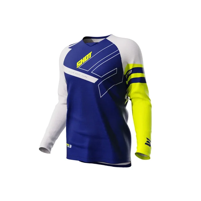 Maillot Cross Enfant SHOT DRAW RUSH Bleu