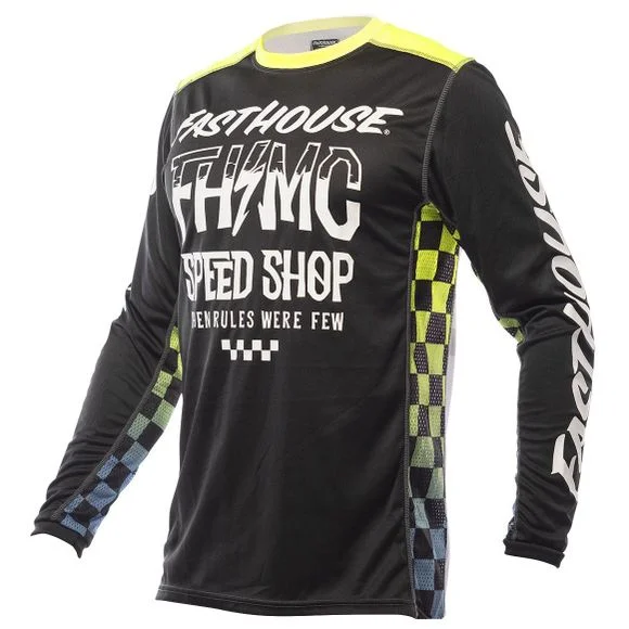 Maillot cross FASTHOUSE GRINDHOUSE BRUTE BLACK/HIGH VIZ 2022 – Noir / Jaune Ref : FAS0141