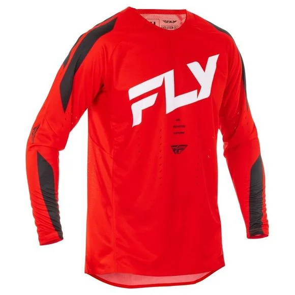 Maillot cross Fly EVOLUTION DST 2025 – Noir / Rouge Ref : FL1603