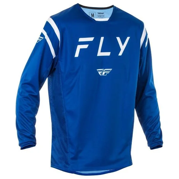Maillot cross Fly KINETIC – CENTER 2025 – Bleu Ref : FL1616