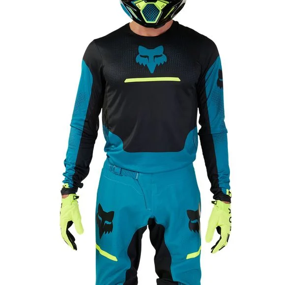 Maillot cross Fox FLEXAIR – OPTICAL 2024 – Bleu Ref : FX4097-C63213