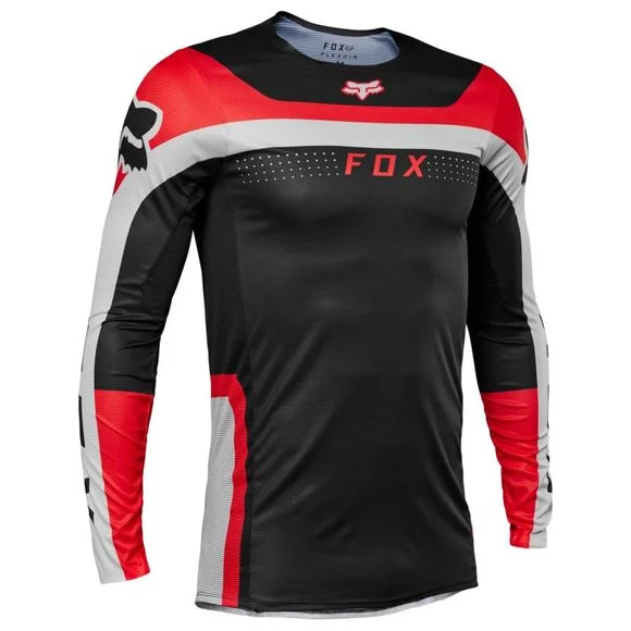 Maillot cross Fox FLEXAIR EFEKT 2024 – Rouge / Noir Ref : FX3735-C55753