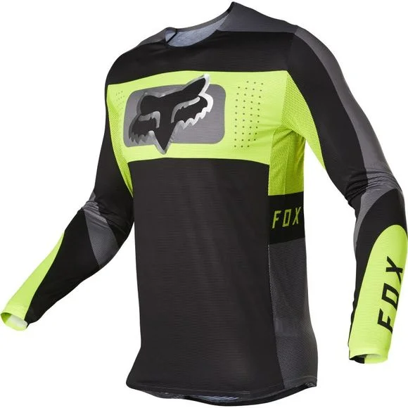 Maillot cross Fox FLEXAIR MIRER – BLACK YELLOW 2023 – Noir / Jaune Ref : FX3306