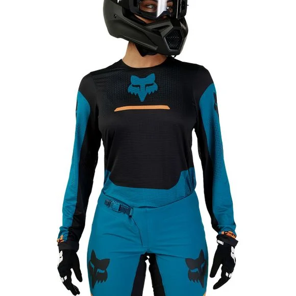 Maillot cross Fox WOMEN’S FLEXAIR – OPTICAL 2023 – Bleu / Noir Ref : FX4166