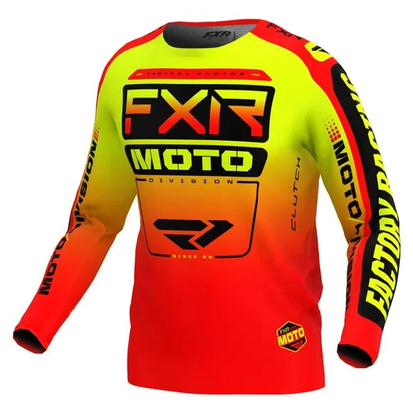 Maillot cross FXR CLUTCH 24 2024 – Noir / Rouge Ref : FXR0432