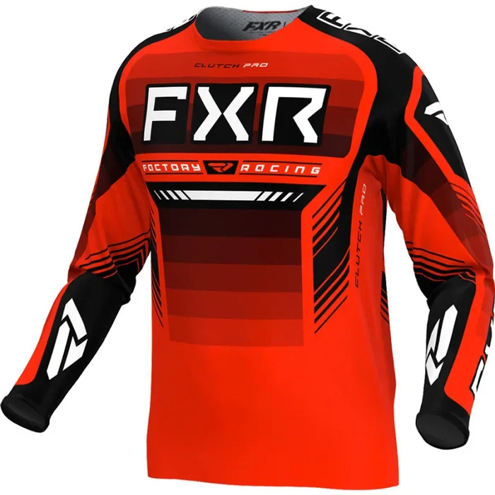 Maillot Cross FXR CLUTCH PRO 2024 Rouge Noir