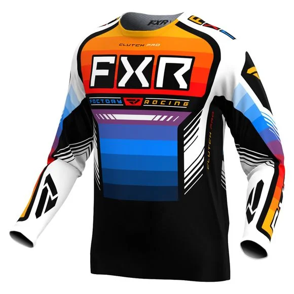 Maillot cross FXR CLUTCH PRO 24 2024 – Noir / Multicolore Ref : FXR0436