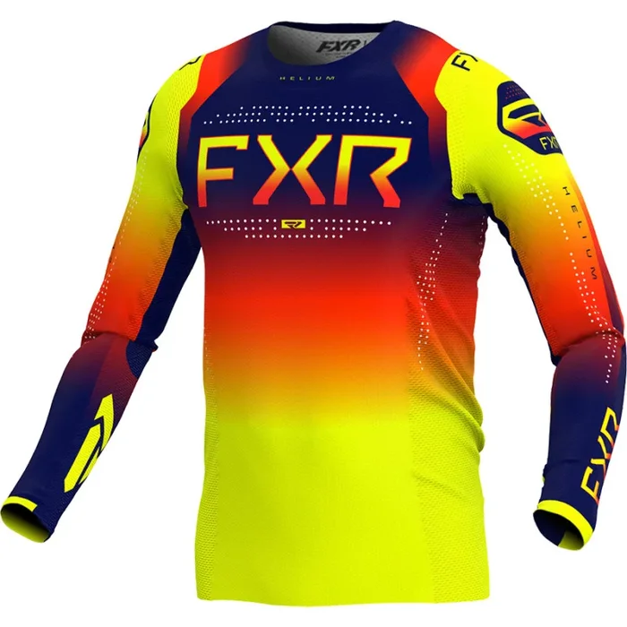 Maillot Cross FXR HELIUM 2024 Rouge Jaune Bleu