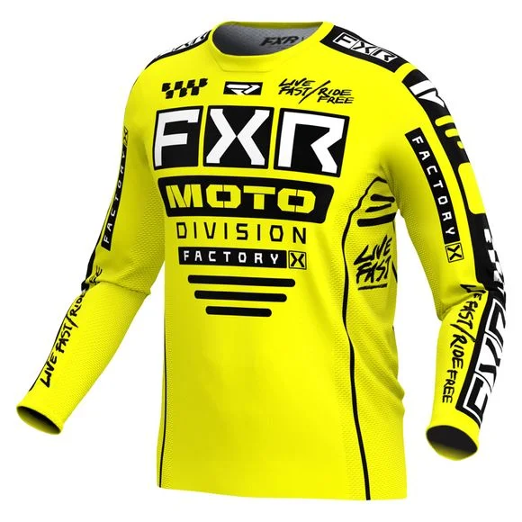Maillot cross FXR PODIUM GLADIATOR 24 2024 – Jaune / Noir Ref : FXR0453
