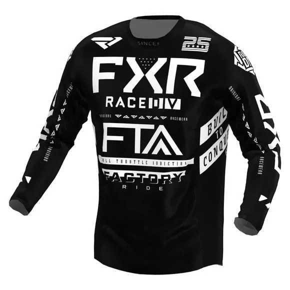 Maillot cross FXR PODIUM GLADIATOR BLACK/WHITE 2022 – Noir / Blanc Ref : FXR0149