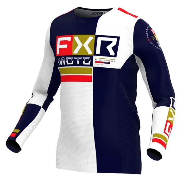 Maillot cross FXR PODIUM PRO BATTALION 2024 – Bleu / Blanc Ref : FXR0564