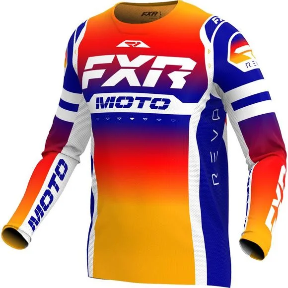 Maillot cross FXR REVO PRO 2023 – Orange / Bleu Ref : FXR0422