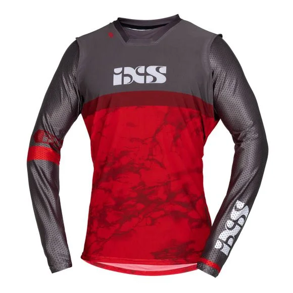 Maillot cross IXS TRIGGER RED/GREY 2022 – Rouge / Gris Ref : IS0881