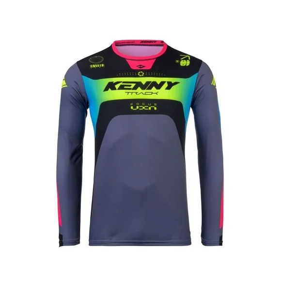 Maillot cross Kenny TRACK – FOCUS 2025 – Jaune Ref : KE2358