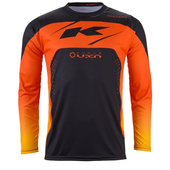 Maillot cross Kenny TRACK – FOCUS – ENFANT – Gris / Orange Ref : KE2392