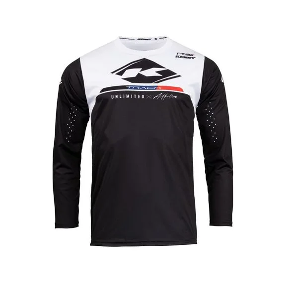 Maillot cross Kenny TRACK – RAW 2024 – Noir / Blanc Ref : KE1738