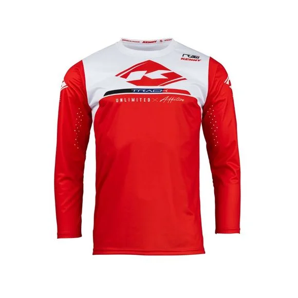 Maillot cross Kenny TRACK – RAW 2024 – Noir / Rouge Ref : KE1738-C664