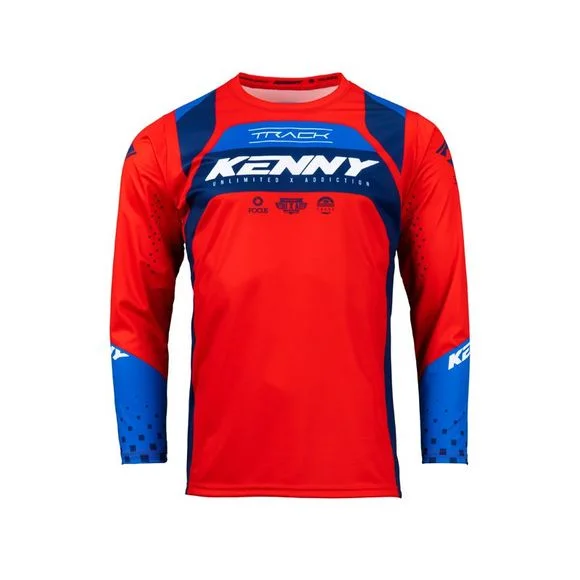 Maillot cross Kenny TRACK FOCUS 2024 – Bleu / Blanc Ref : KE1736-C60262