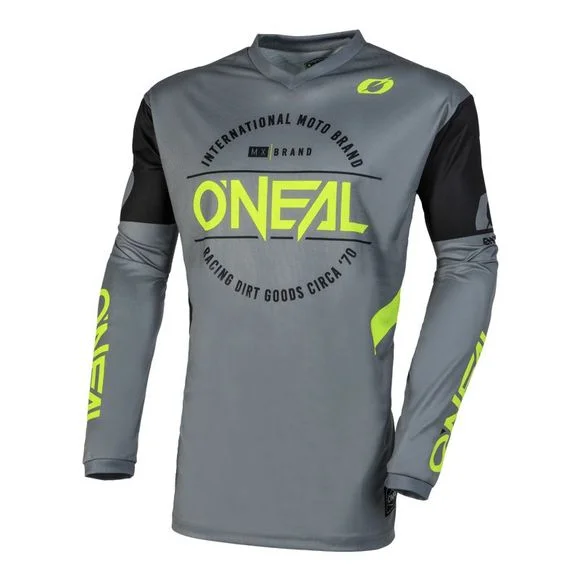 Maillot cross O&rsquo;Neal ELEMENT – BRAND V 23 2023 – Noir / Blanc Ref : OL1899