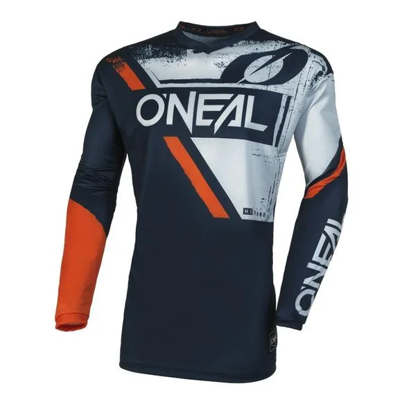 Maillot cross O&rsquo;Neal ELEMENT – SHOCKER V 23 2023 – Noir / Rouge Ref : OL1901