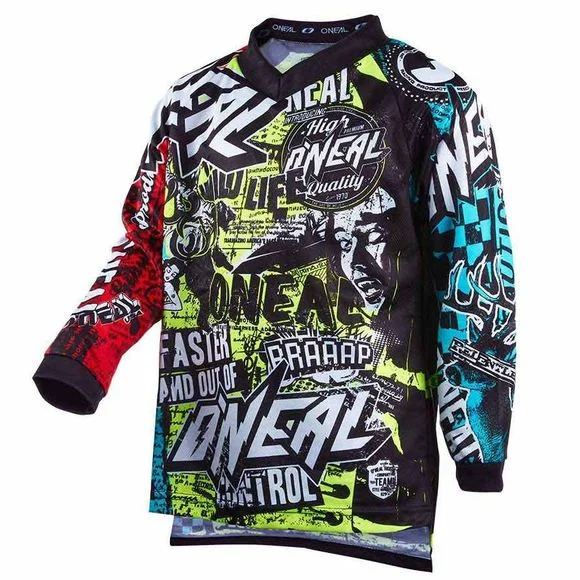 Maillot cross O&rsquo;Neal ELEMENT YOUTH – WILD V.22 – MULTI – Multicolore Ref : OL1774