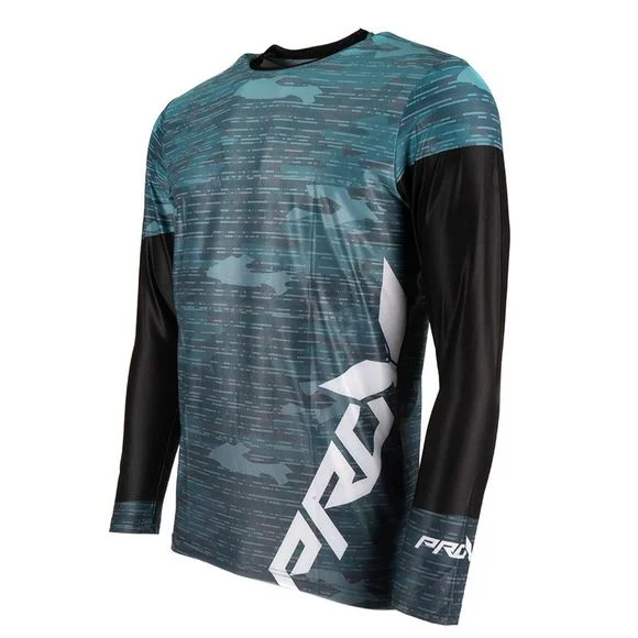 Maillot cross Prov MARTIAN 2025 – Vert / Bleu Ref : POV0082-CCATU