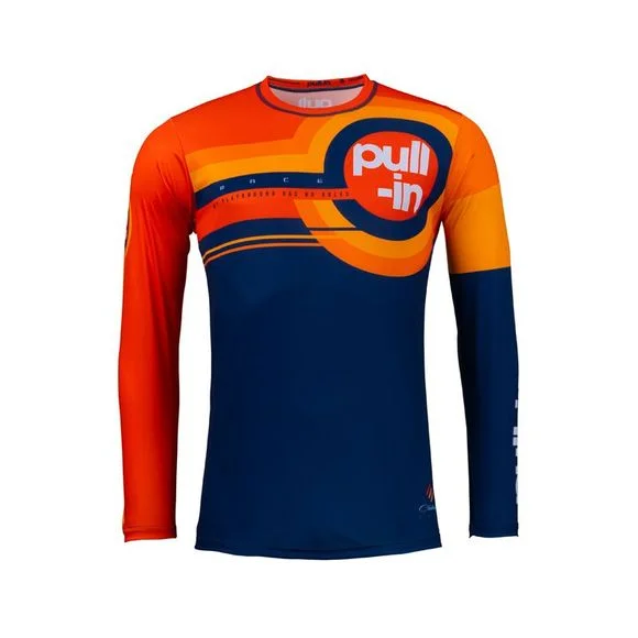 Maillot cross Pull-in RACE ENFANT – Orange / Bleu Ref : PUL0510