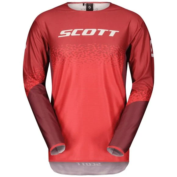 Maillot cross Scott PODIUM PRO 2024 – Rouge / Gris Ref : SCO1502