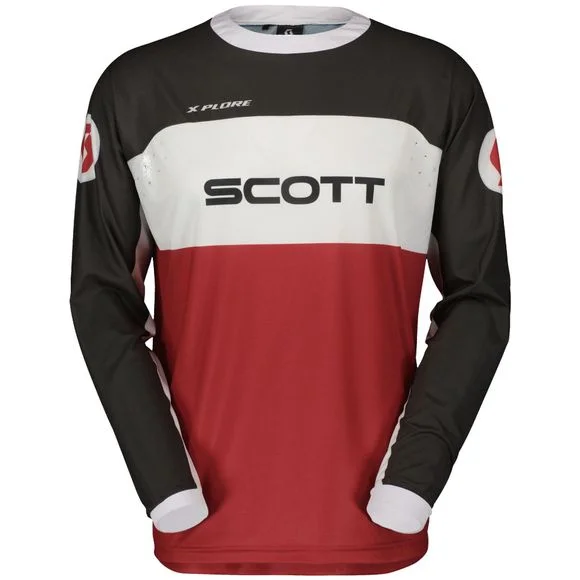 Maillot cross Scott X-PLORE SWAP 2024 – Rouge / Noir Ref : SCO1461