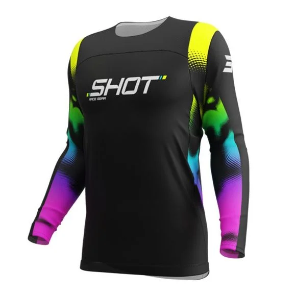 Maillot cross Shot CONTACT – NITRO – ENFANT – Noir Ref : SO2682