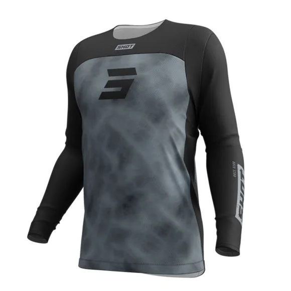 Maillot cross Shot CONTACT – ONYX 2025 – Noir / Gris Ref : SO2655