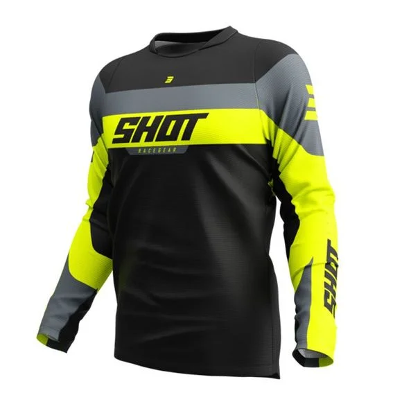Maillot cross Shot DEVO – LEAGUE 2025 – Jaune Ref : SO2670