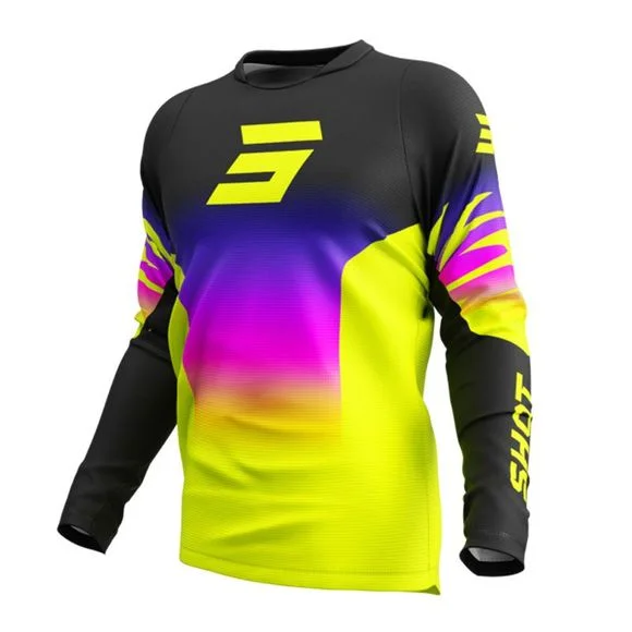 Maillot cross Shot DEVO – X-TREM 2025 – Jaune Ref : SO2674