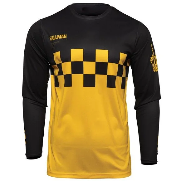 Maillot cross Thor HALLMAN DIFFER CHEQ YELLOW BLACK 2025 – Jaune Ref : TO2735