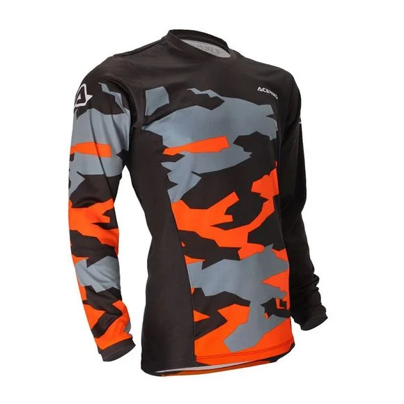 Maillot enduro Acerbis ENDURO X-DURO WINTER 2024 – Noir / Orange Ref : AE5435