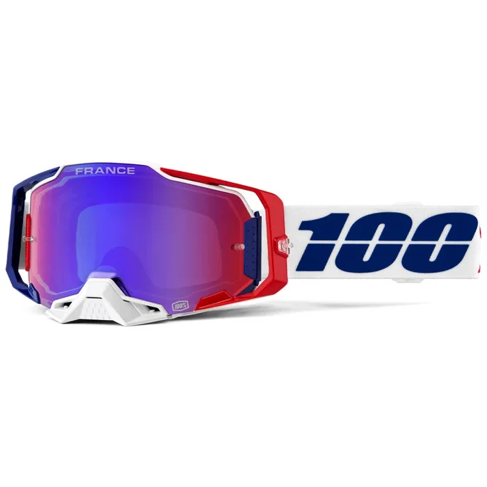 Masque ARMEGA Team France MXDNEcran Mirror Rouge/Bleu