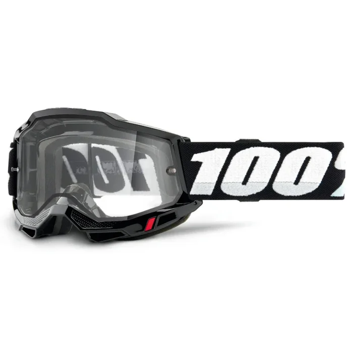 Masque Cross ACCURI 2 ENDURO MOTO Noir – Ecran Clair