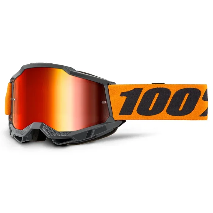 Masque Cross ACCURI 2 Orange – Ecran Mirror Rouge