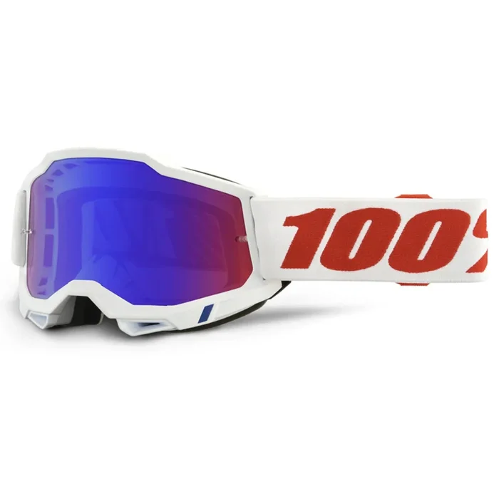 Masque Cross ACCURI 2 Pure Ecran Miroir Rouge/Bleu